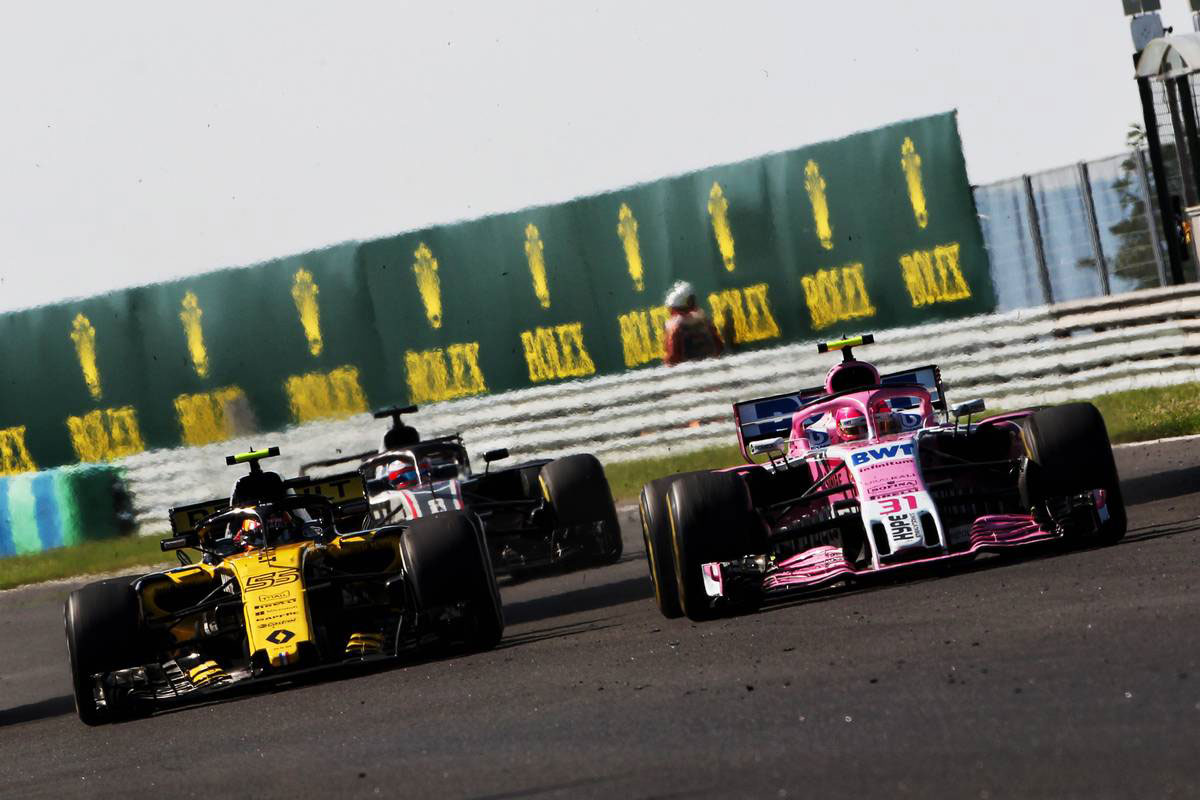 2018年F1第12戦ハンガリーGP　エステバン・オコン