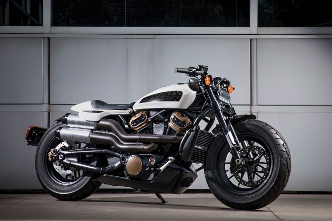 2021年にデビュー見込みの1250ccカスタムモデル（プロトタイプ）