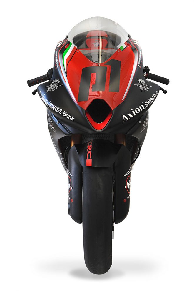 MVアグスタ製シャシーをベースとしたMoto2マシン