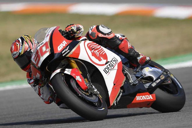 高温の路面温度が影響し、中上は特にリヤタイヤのグリップに苦しんだという