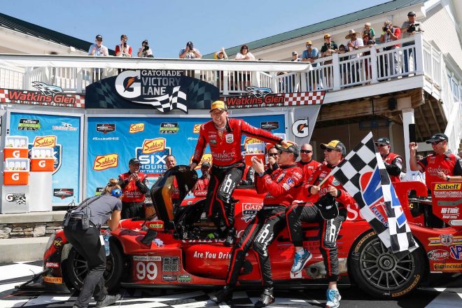 2018IMSA第6戦ワトキンス・グレンで総合優勝を飾った99号車オレカ07・ギブソン