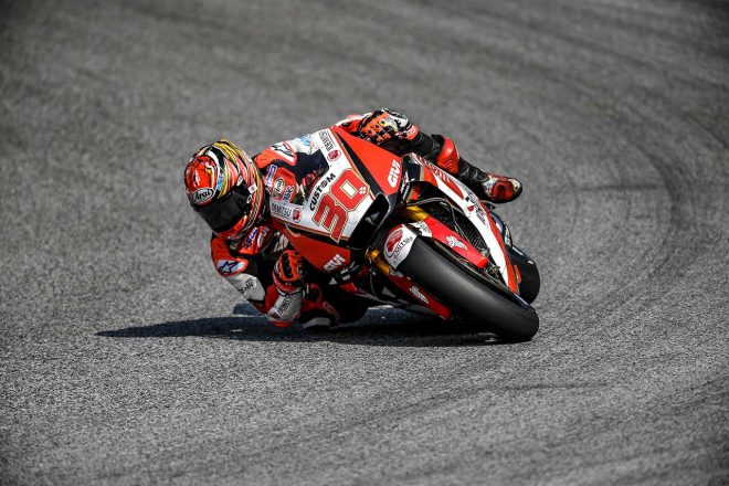 フリー走行1回目はドライ、2回目はフルウエットのなかでの走行となった