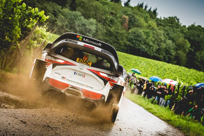 2017年のラリー・ドイチェランドを戦ったトヨタ・ヤリスWRC
