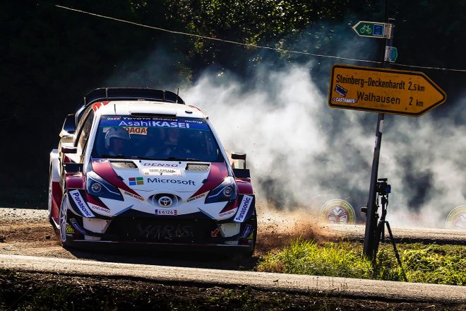 ヤリ-マティ・ラトバラ（トヨタ・ヤリスWRC）はシェイクダウン2番手につけた