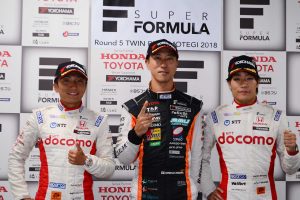 スーパーフォーミュラ第5戦予選のトップ3