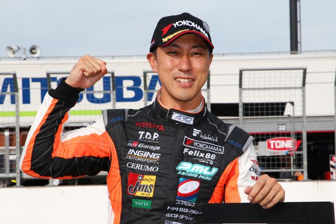 スーパーフォーミュラ第5戦もてぎを制した石浦宏明（P.MU ／ CERUMO · INGING）