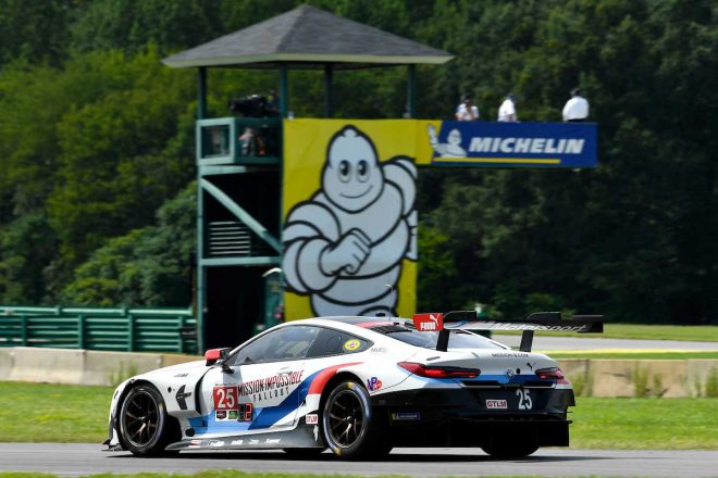 デビュー後初優勝を飾ったBMW M8 GTE