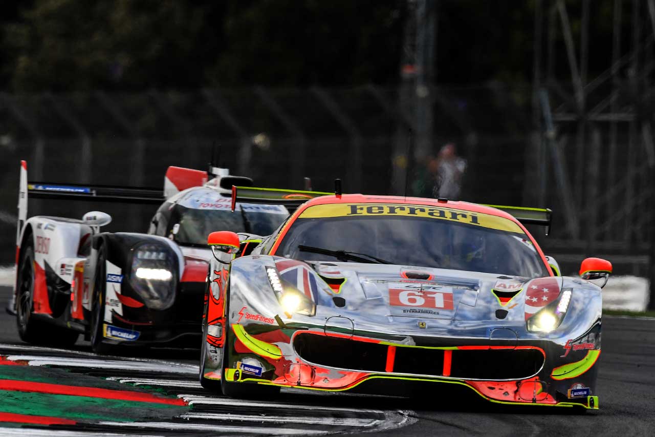 澤圭太が所属するクリアウォーター・レーシングの61号車フェラーリ