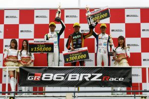 86/BRZ Race 第6戦十勝 表彰台