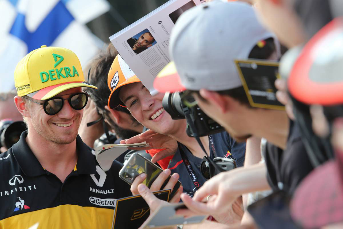 2018年F1第13戦ベルギーGP　ニコ・ヒュルケンベルグ（ルノー）