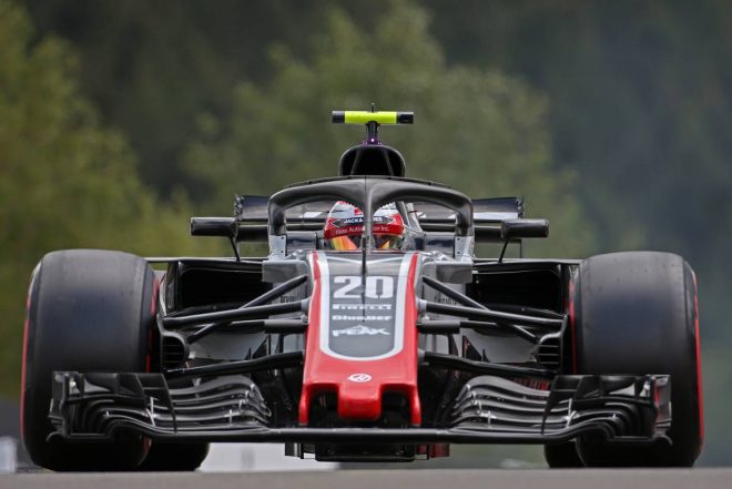 2018年F1第13戦ベルギーGP　ケビン・マグヌッセン（ハースF1）