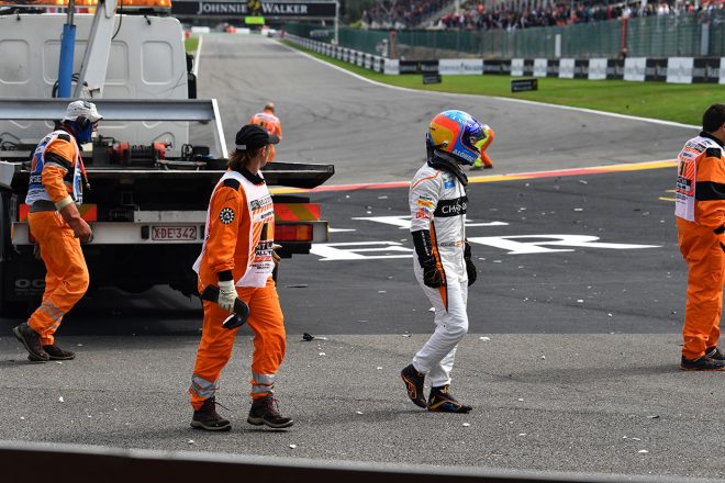 2018年F1第13戦ベルギーGP　フェルナンド・アロンソ