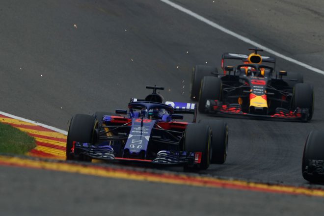 2018年F1第13戦ベルギーGP決勝　ブレンドン・ハートレー
