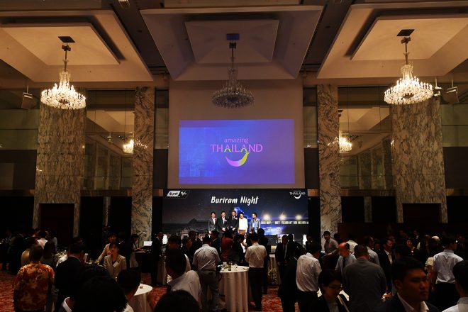 発表会では『ブリーラム・ナイト』と題し、豪華なパーティも開かれた