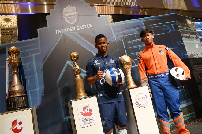 8月に都内で行われたパーティの様子。ブリーラム・ユナイテッドFCを紹介するコーナー