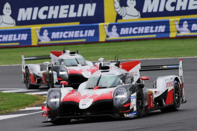 スキッドブロック規定違反により失格となったトヨタTS050ハイブリッド