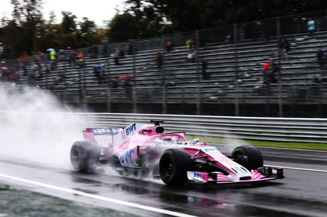 2018年F1第14戦イタリアGP　FP1：セルジオ・ペレス（フォース・インディア）
