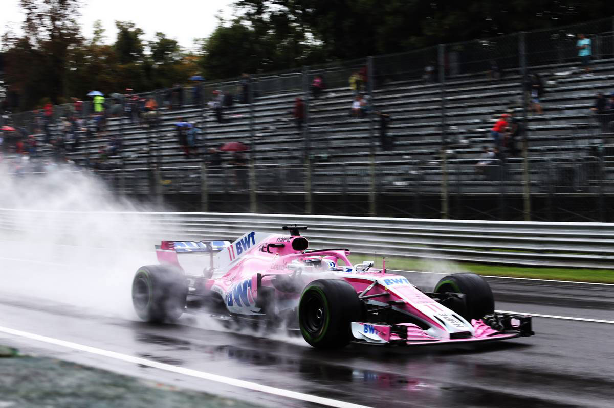 2018年F1第14戦イタリアGP　FP1：セルジオ・ペレス（フォース・インディア）