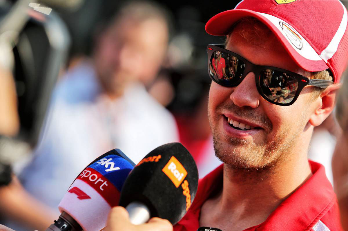 2018年F1第14戦イタリアGP　セバスチャン・ベッテル