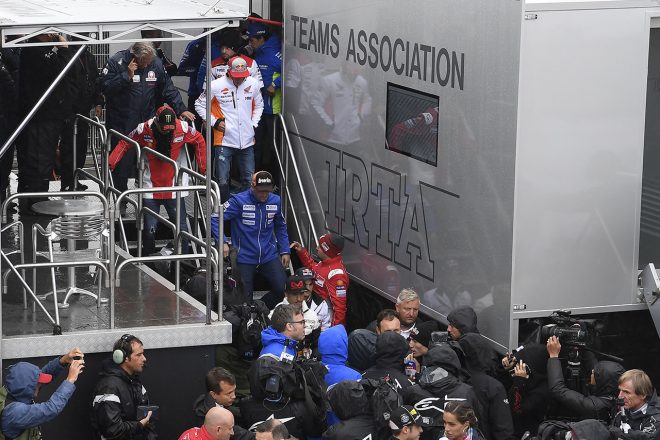 イギリスGPで行われたIRTAのミーティング