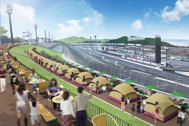 グループ観戦に最適のビクトリーコーナーテラス