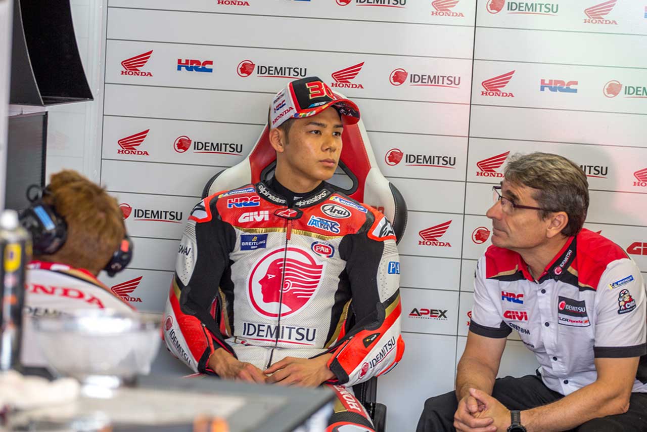 予選19番手から決勝レースを迎える中上