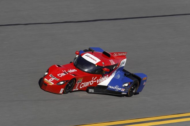 クーペ化されIMSAウェザーテック・スポーツカー・チャンピオンシップに参戦したデルタウイング