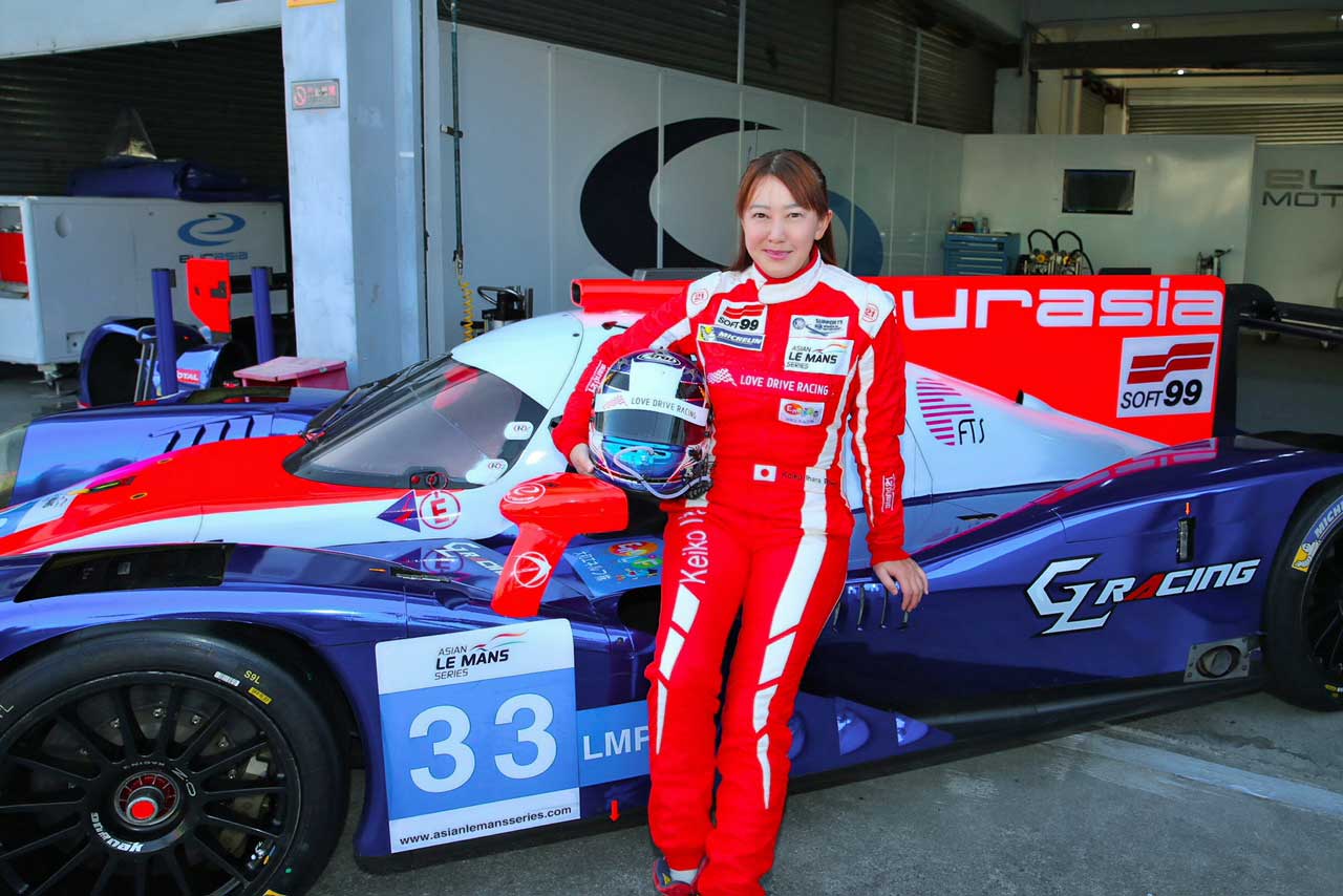 2017年にユーラシア・モータースポーツからAsLMSに参戦した井原慶子