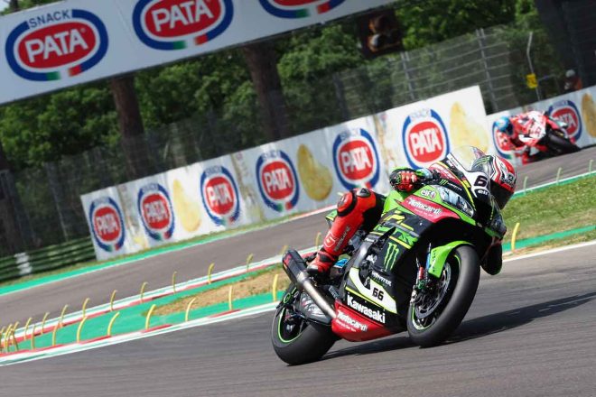 第5戦イモラで今季初のダブルウインを決めたジョナサン・レイ