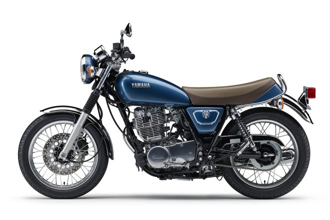 ヤマハSR400／グレーイッシュブルーメタリック4（ブルー）