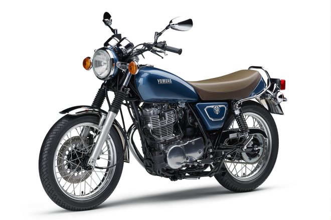 ヤマハSR400／グレーイッシュブルーメタリック4（ブルー）