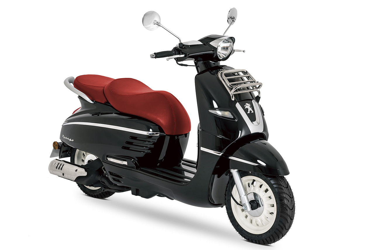 プジョー・ジャンゴ125ヘリテイジ・ボルドーエディション