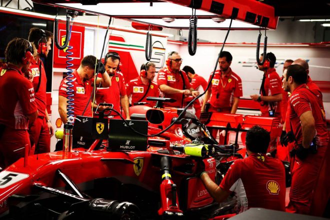 2018年F1第15戦シンガポールGP　セバスチャン・ベッテル