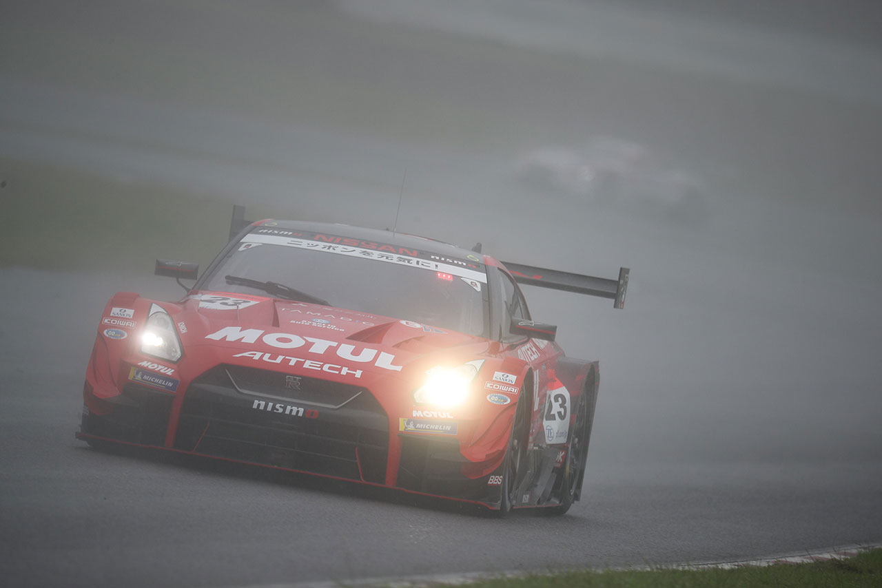 セッション終盤は完全なウエットコンディションに