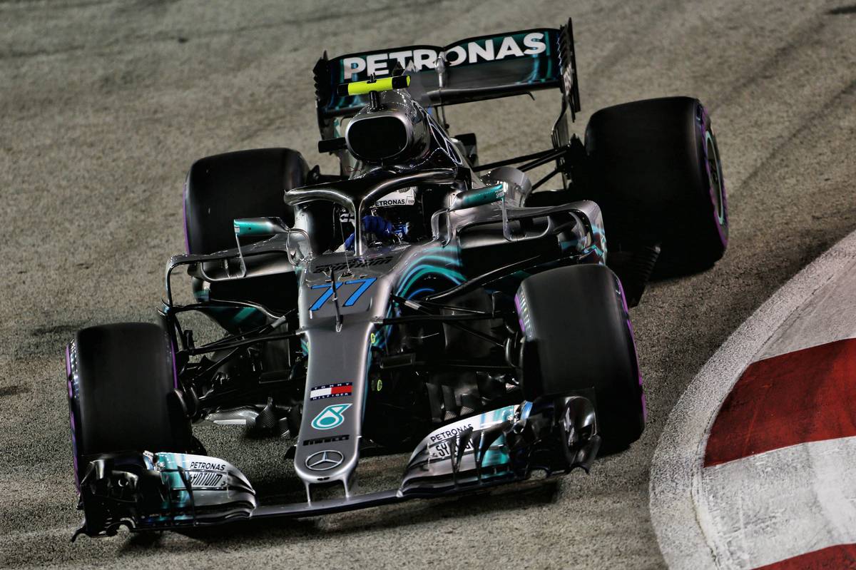 2018年F1第15戦シンガポールGP　バルテリ・ボッタス