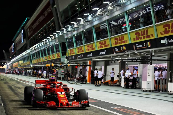 2018年F1第15戦シンガポールGP　キミ・ライコネン