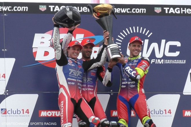 EWC開幕戦ボルドール24時間レースを制したF.C.C.TSRホンダ・フランス