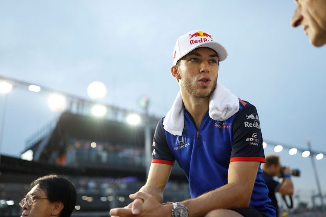 2018年F1第15戦シンガポールGP　決勝　ピエール・ガスリー（トロロッソ・ホンダ）