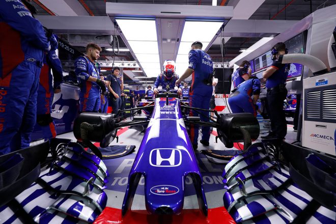 2018年F1第15戦シンガポールGP　決勝　ピエール・ガスリー（トロロッソ・ホンダ）