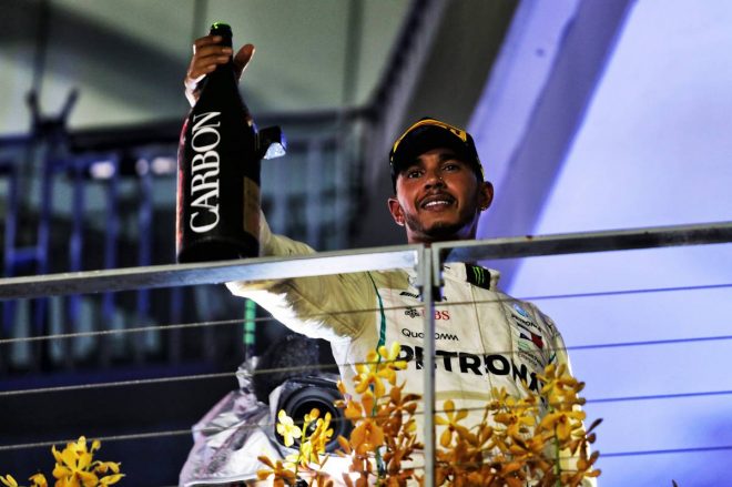 2018年F1第15戦シンガポールGP　ルイス・ハミルトン