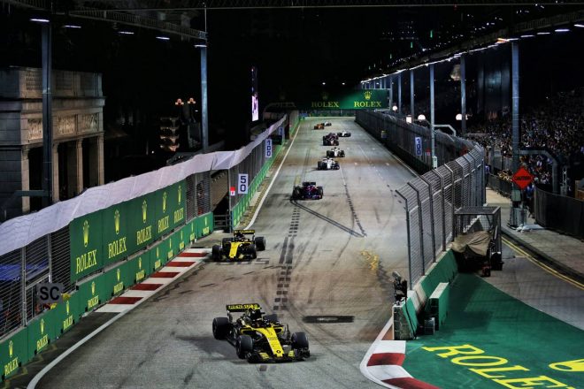 2018年F1第15戦シンガポールGP　カルロス・サインツJr.