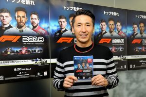 松田次生は短いプレイ時間ながら『F1 2018』の魅力に取り込まれていた