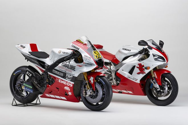 YZR-M1と初代YZF-R1