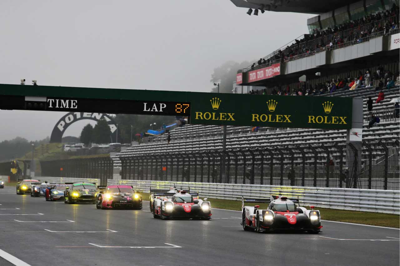 トヨタがワン・ツー・フィニッシュを飾った2017年のWEC富士