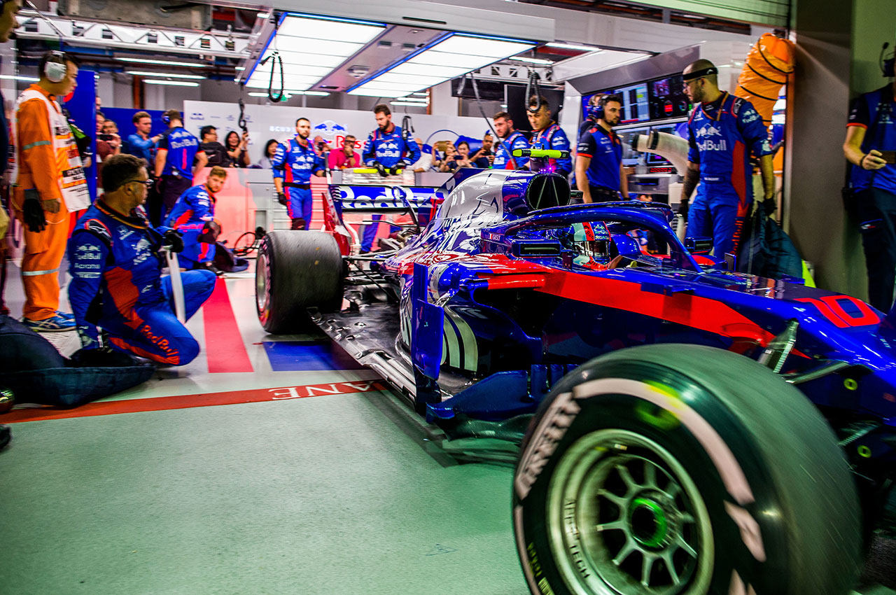 F1第15戦シンガポールGP　ピエール・ガスリー