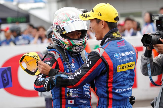 SUGOは2014年、山内がSLS AMGで自身初のPPを獲得した地。その速さが認められてスバル入りしたともいえる。そしてQ2を任され、結果を残した。