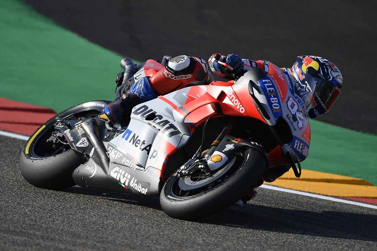 FP1でトップタイムを記録したアンドレア・ドヴィツィオーゾ