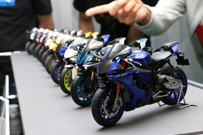 ヤマハモデラーズクラブが作成したタミヤ 1／12 YZF-R1M