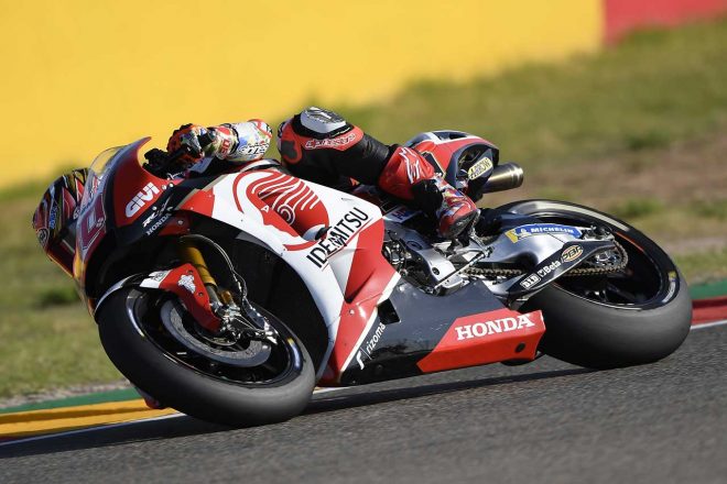 2018MotoGPアラゴンGPを11番グリッドから臨む中上貴晶
