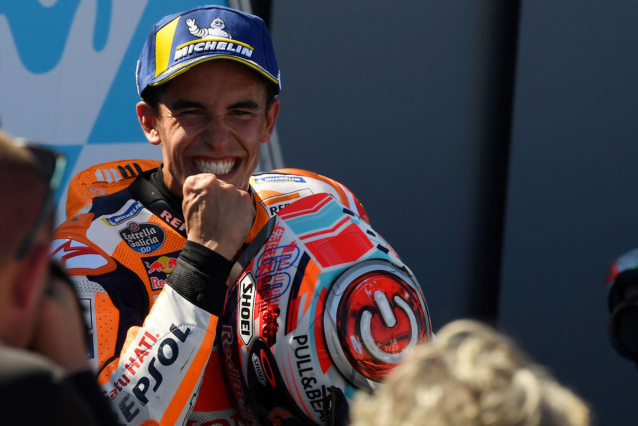 4戦ぶりに優勝を飾ったマルケス